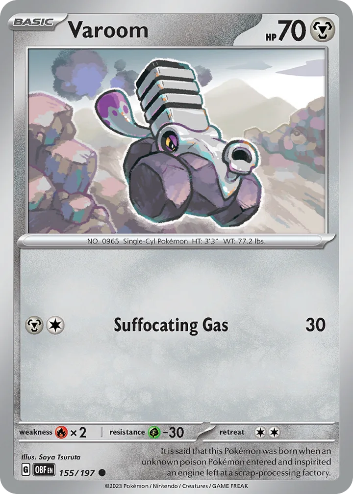 Varoom, Obsidian Flames 155/197