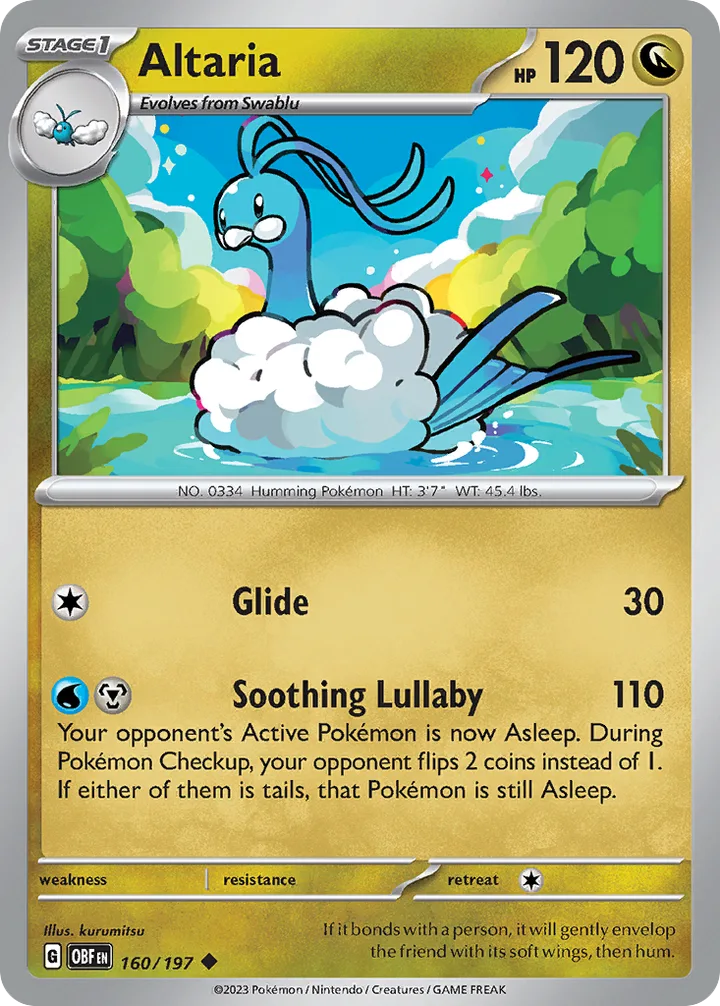 Altaria, Obsidian Flames 160/197