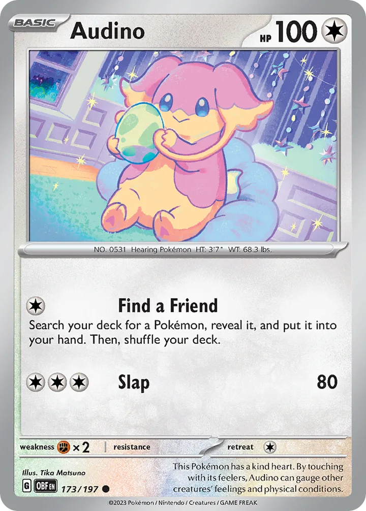 Audino, Obsidian Flames 173/197