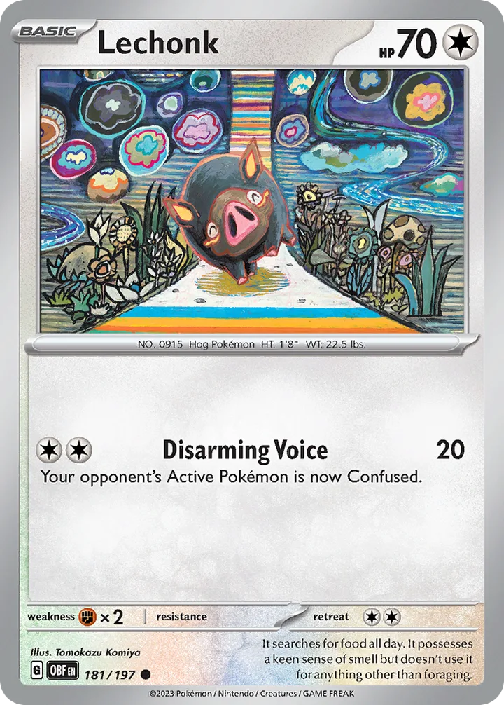 Lechonk, Obsidian Flames 181/197