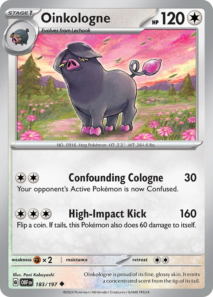 Oinkologne, Obsidian Flames 183/197