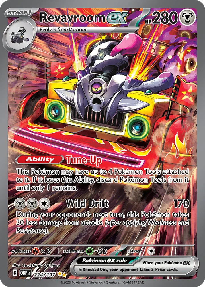 Revavroom ex, Obsidian Flames 224/197
