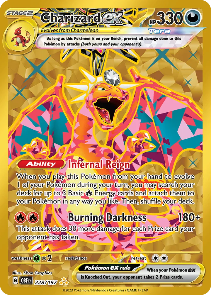 Charizard ex, Obsidian Flames 228/197
