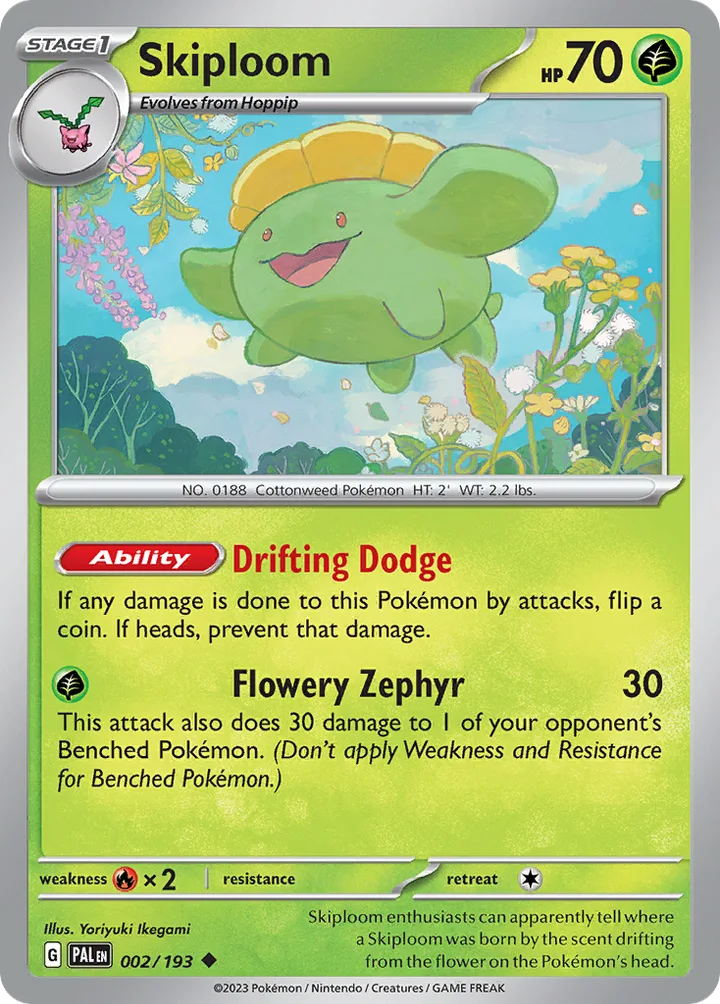 Skiploom, Paldea Evolved 002/193
