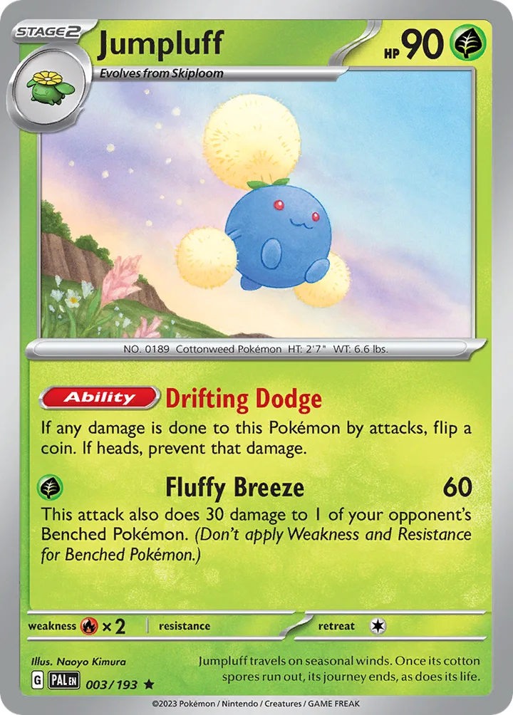 Jumpluff, Paldea Evolved 003/193