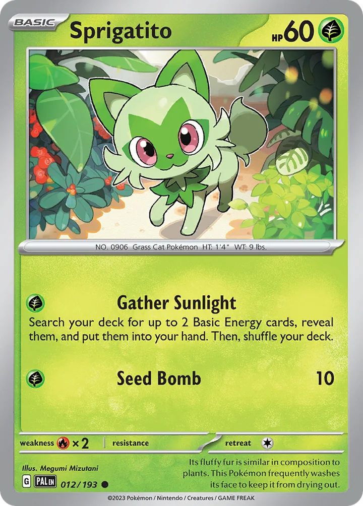 Sprigatito, Paldea Evolved 012/193