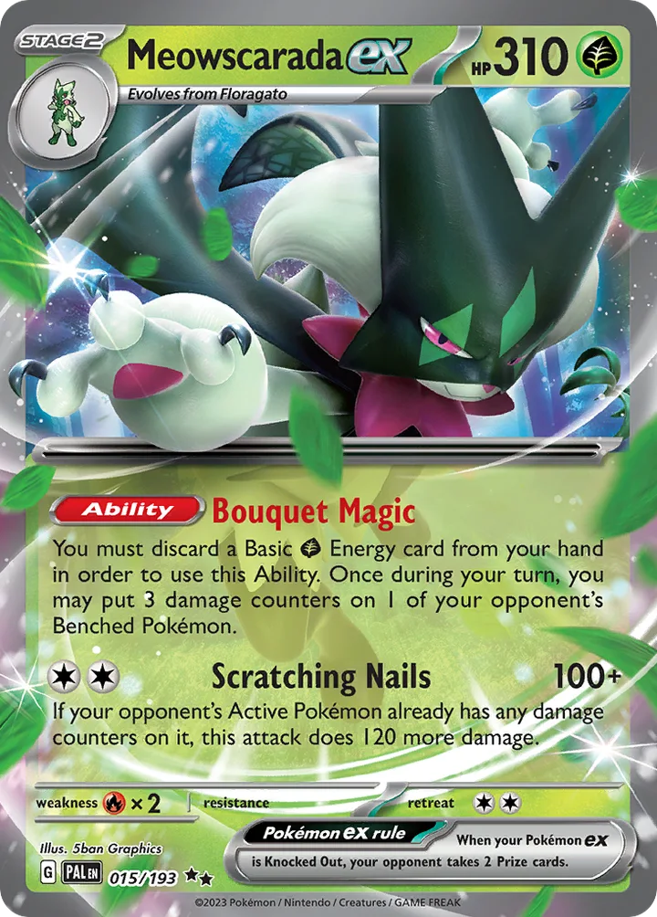 Meowscarada ex, Paldea Evolved 015/193