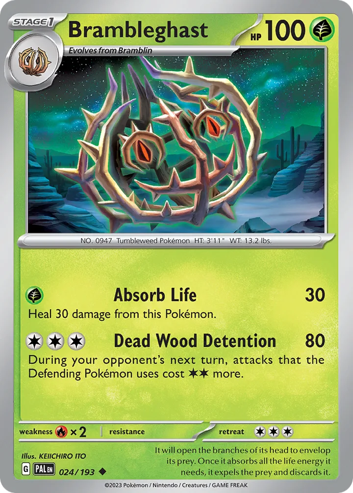 Brambleghast, Paldea Evolved 024/193