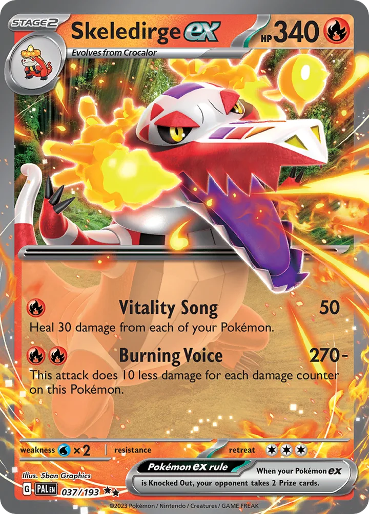 Skeledirge ex, Paldea Evolved 037/193