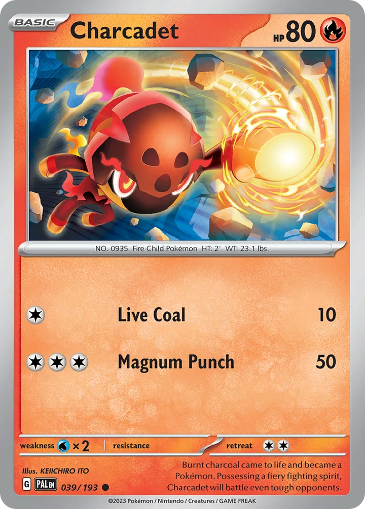 Charcadet, Paldea Evolved 039/193