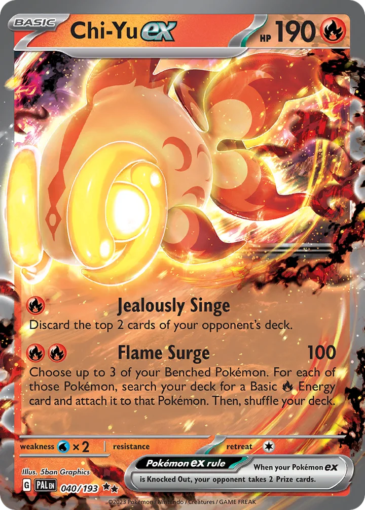 Chi-Yu ex, Paldea Evolved 040/193