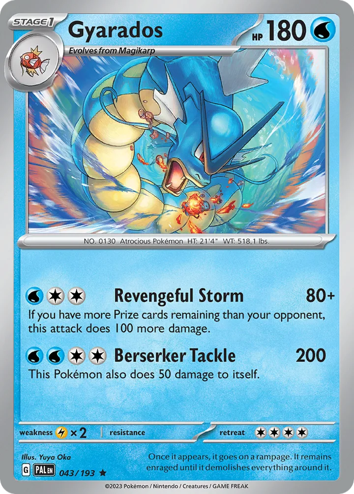 Gyarados, Paldea Evolved 043/193