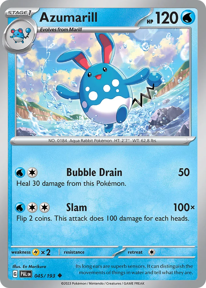 Azumarill, Paldea Evolved 045/193