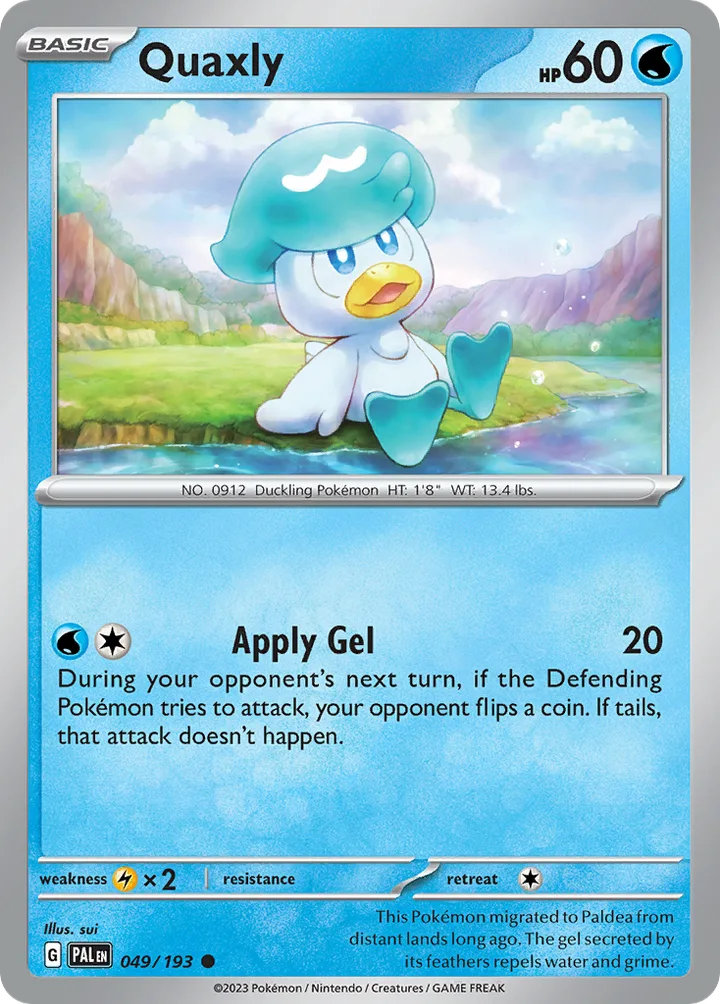 Quaxly, Paldea Evolved 049/193