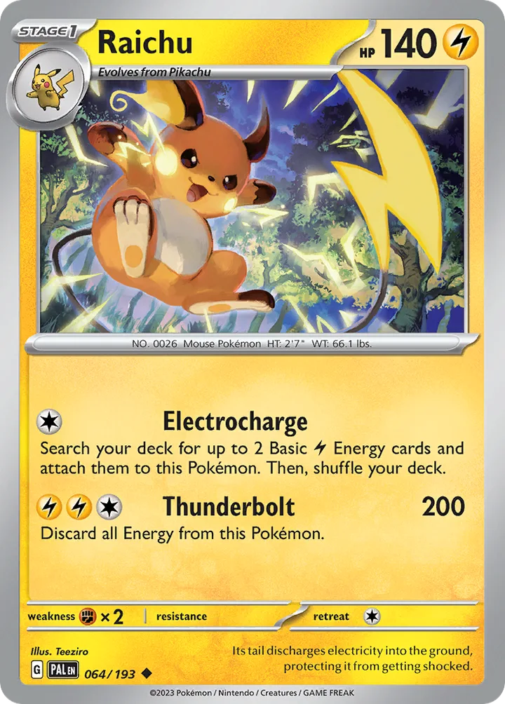 Raichu, Paldea Evolved 064/193