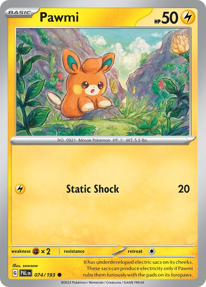 Pawmi, Paldea Evolved 074/193