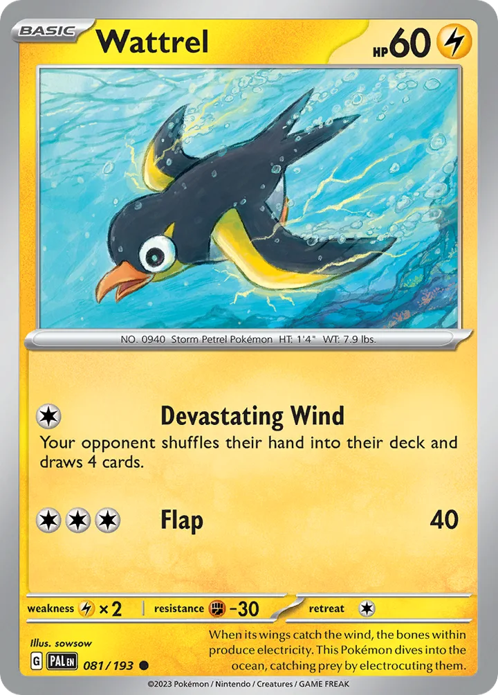 Wattrel, Paldea Evolved 081/193