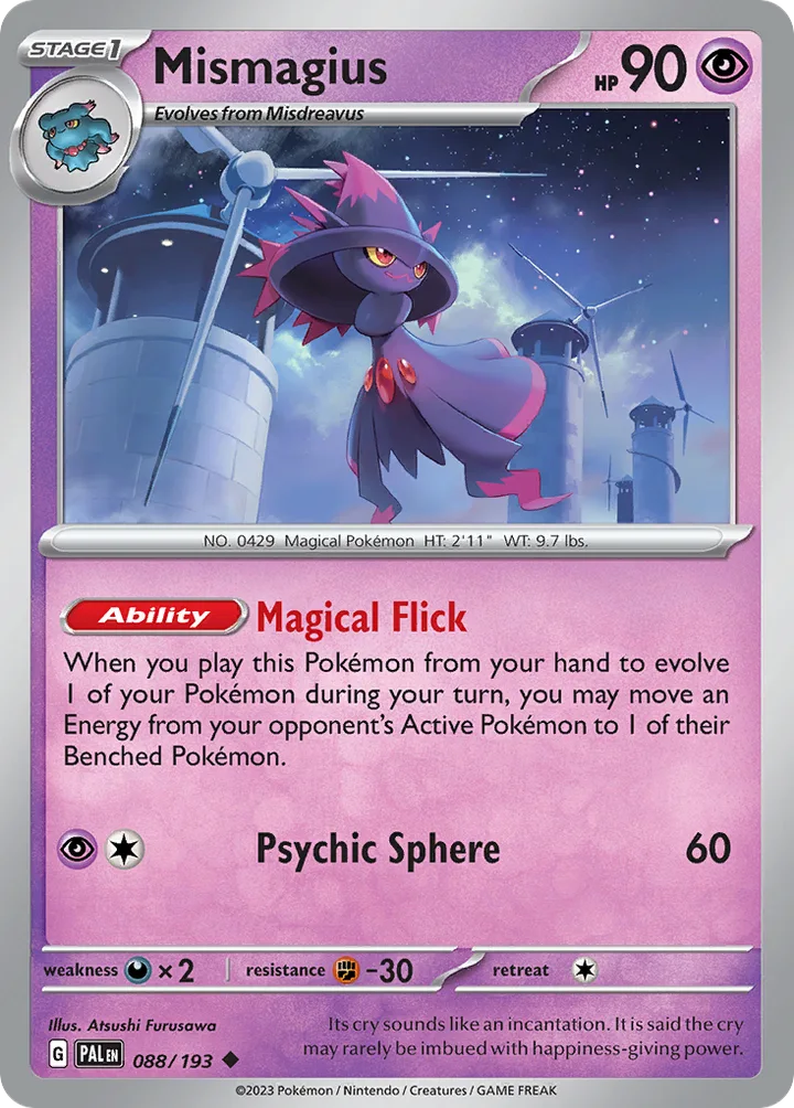 Mismagius, Paldea Evolved 088/193