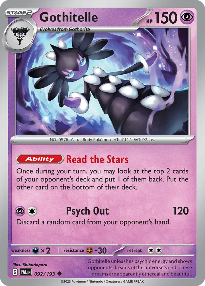 Gothitelle, Paldea Evolved 092/193