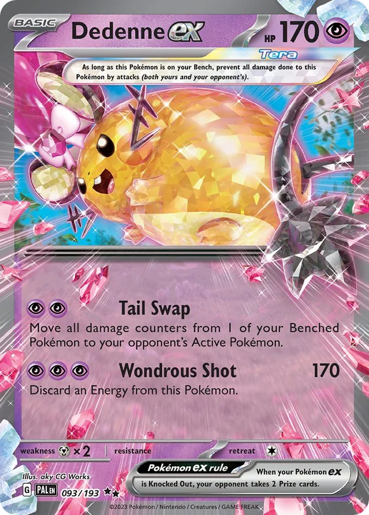 Dedenne ex, Paldea Evolved 093/193