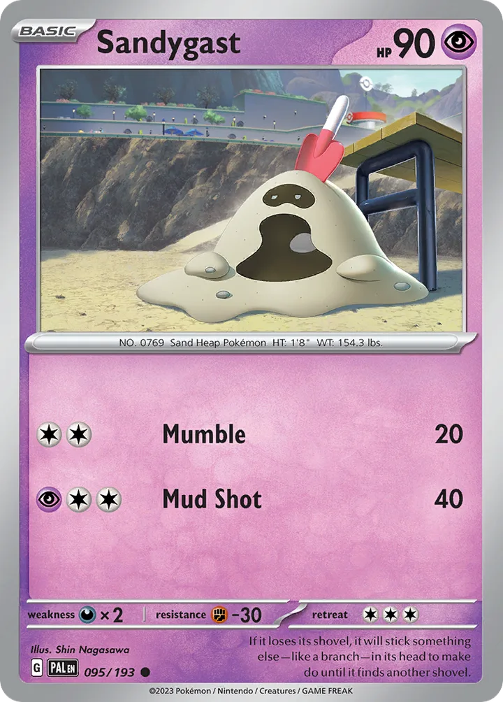 Sandygast, Paldea Evolved 095/193