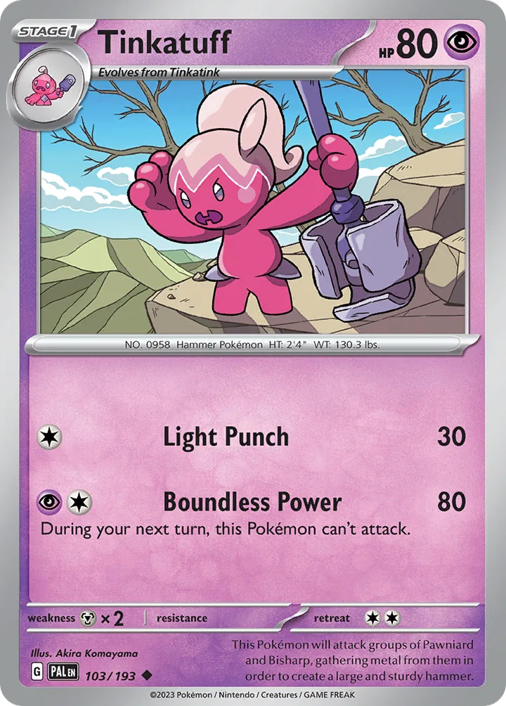 Tinkatuff, Paldea Evolved 103/193
