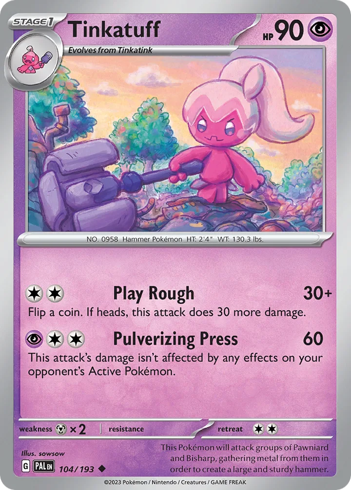 Tinkatuff, Paldea Evolved 104/193
