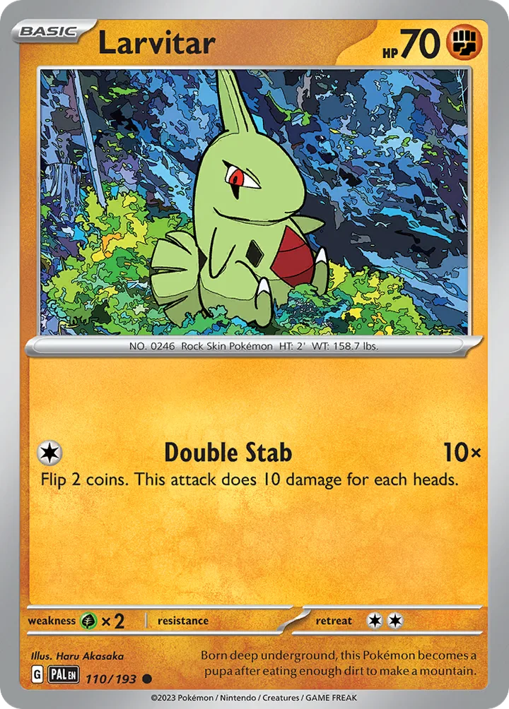 Larvitar, Paldea Evolved 110/193