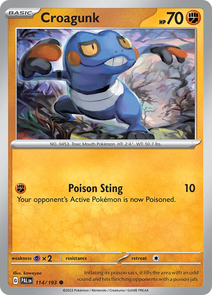 Croagunk, Paldea Evolved 114/193