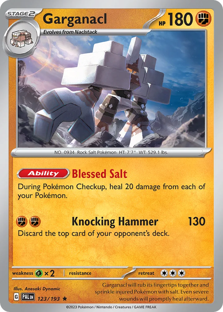 Garganacl, Paldea Evolved 123/193