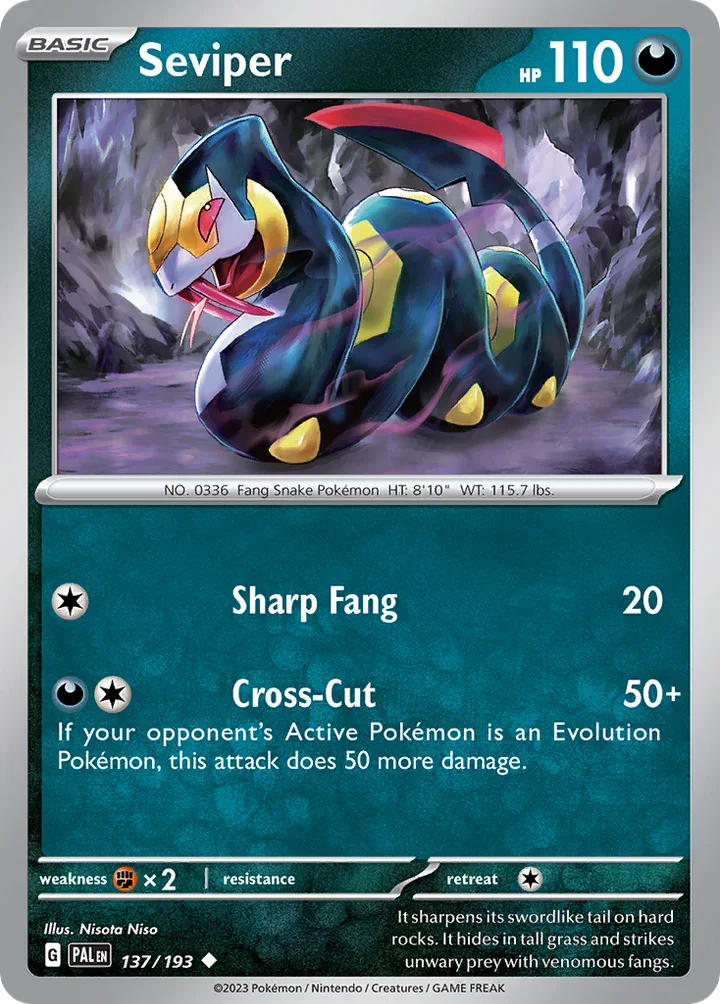 Seviper, Paldea Evolved 137/193