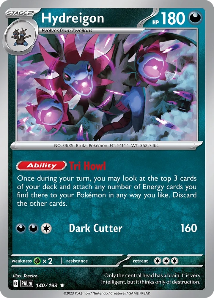 Hydreigon, Paldea Evolved 140/193