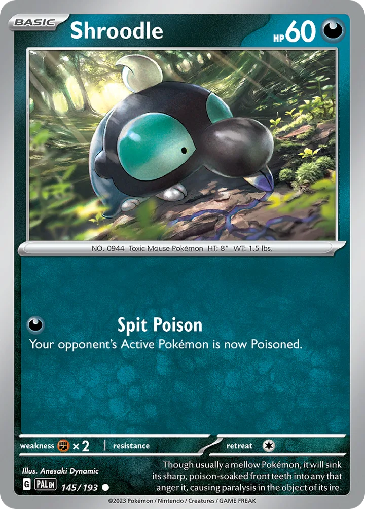 Shroodle, Paldea Evolved 145/193