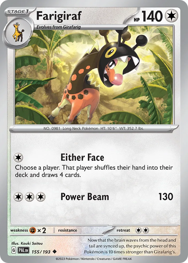 Farigiraf, Paldea Evolved 155/193
