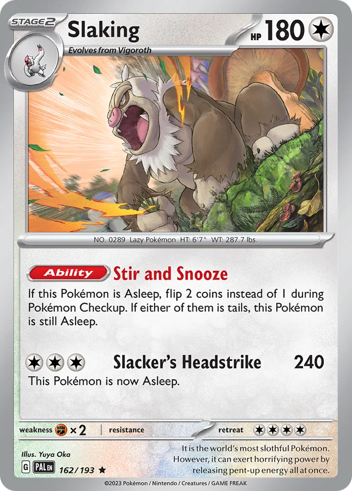 Slaking, Paldea Evolved 162/193