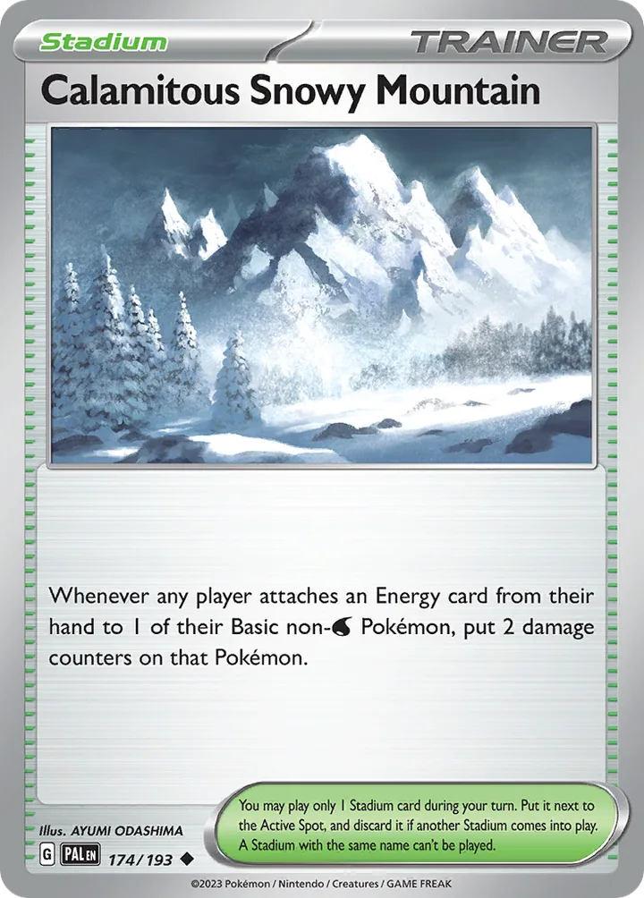 Calamitous Snowy Mountain, Paldea Evolved 174/193