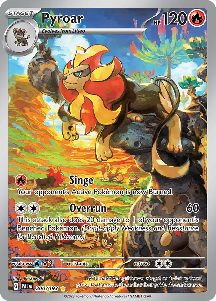 Pyroar, Paldea Evolved 200/193