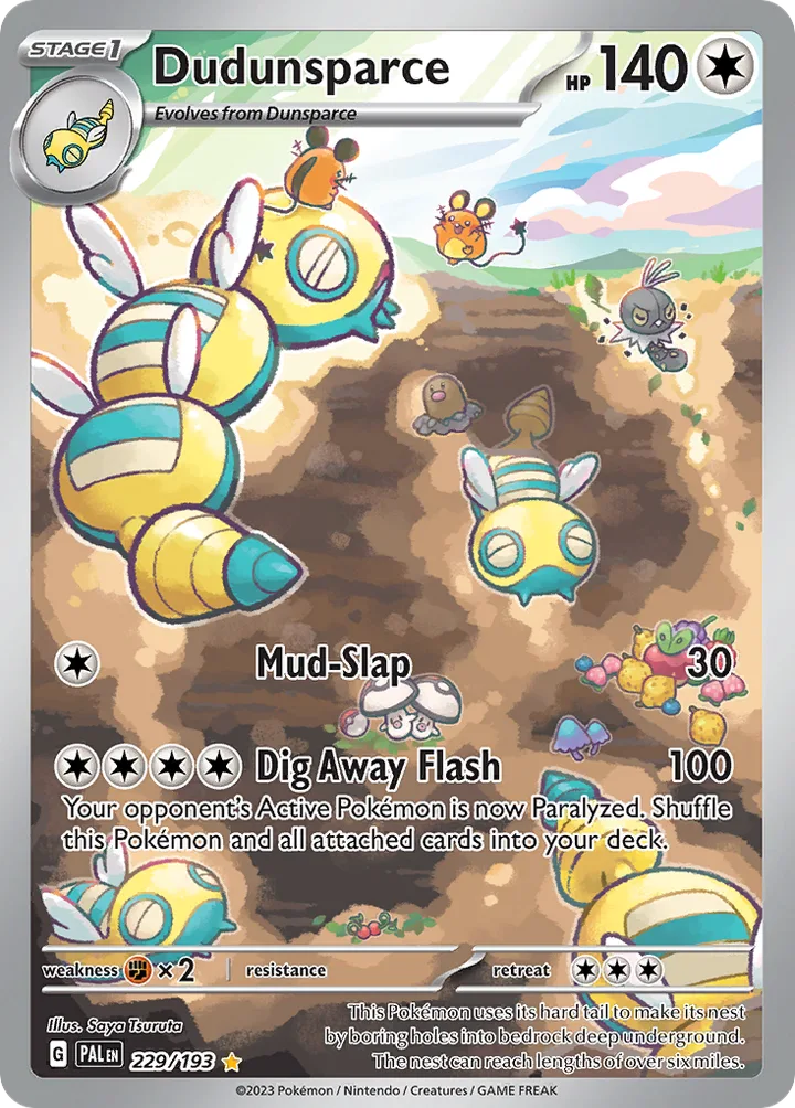 Dudunsparce, Paldea Evolved 229/193