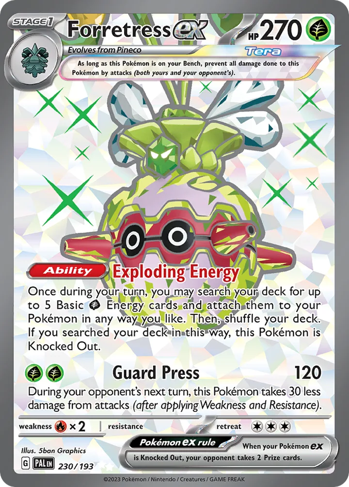 Forretress ex, Paldea Evolved 230/193
