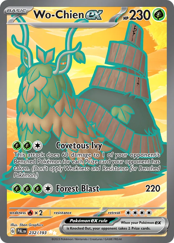 Wo-Chien ex, Paldea Evolved 232/193