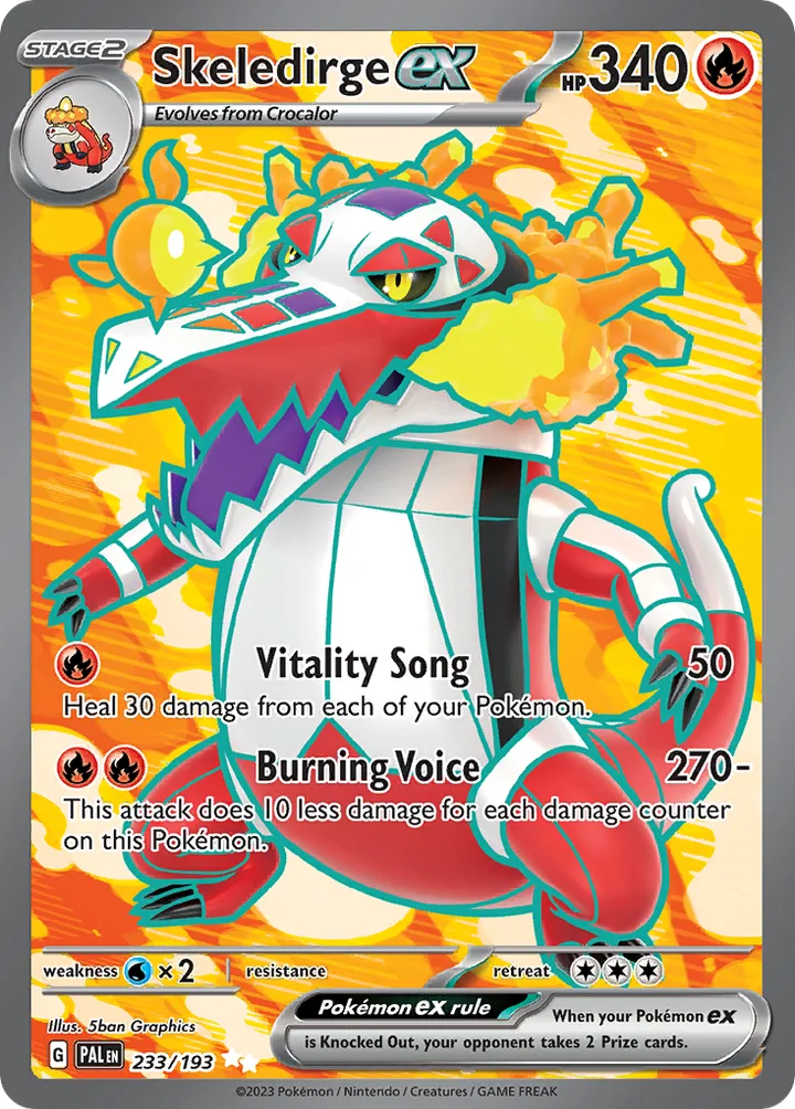 Skeledirge ex, Paldea Evolved 233/193