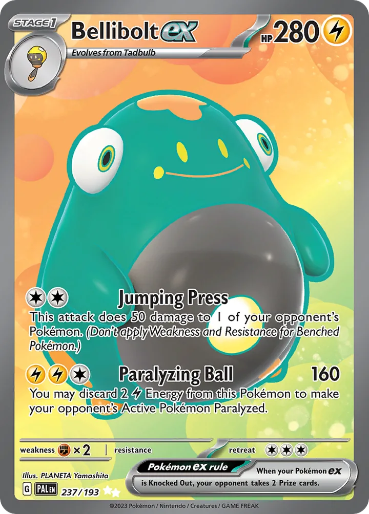 Bellibolt ex, Paldea Evolved 237/193
