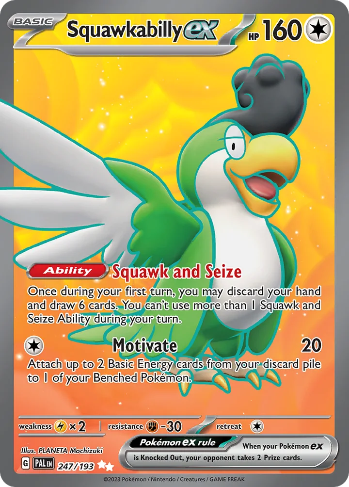Squawkabilly ex, Paldea Evolved 247/193