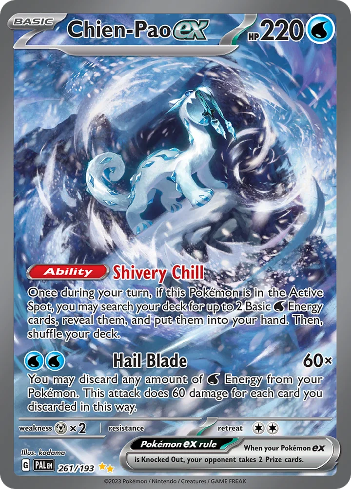 Chien-Pao ex, Paldea Evolved 261/193