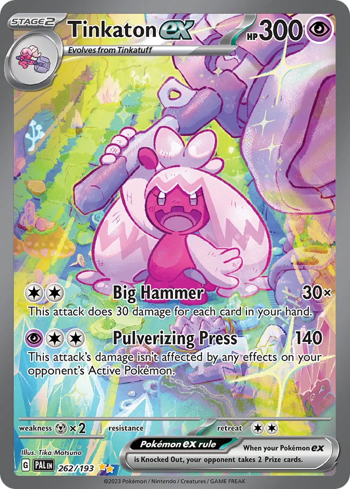 Tinkaton ex, Paldea Evolved 262/193