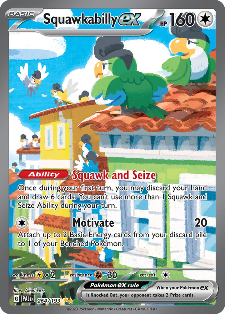 Squawkabilly ex, Paldea Evolved 264/193