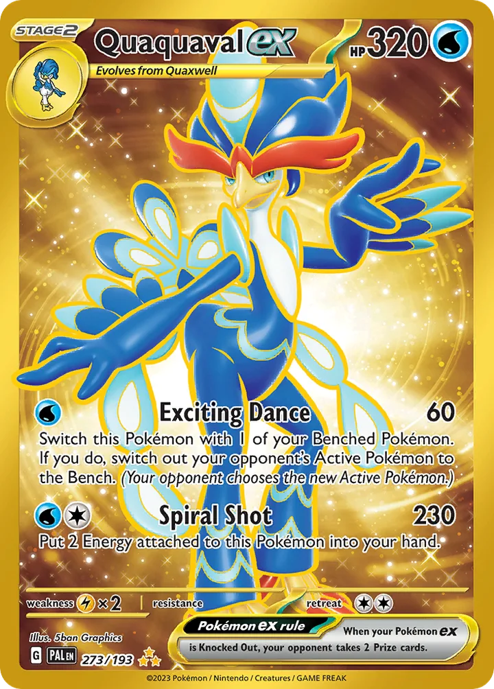 Quaquaval ex, Paldea Evolved 273/193