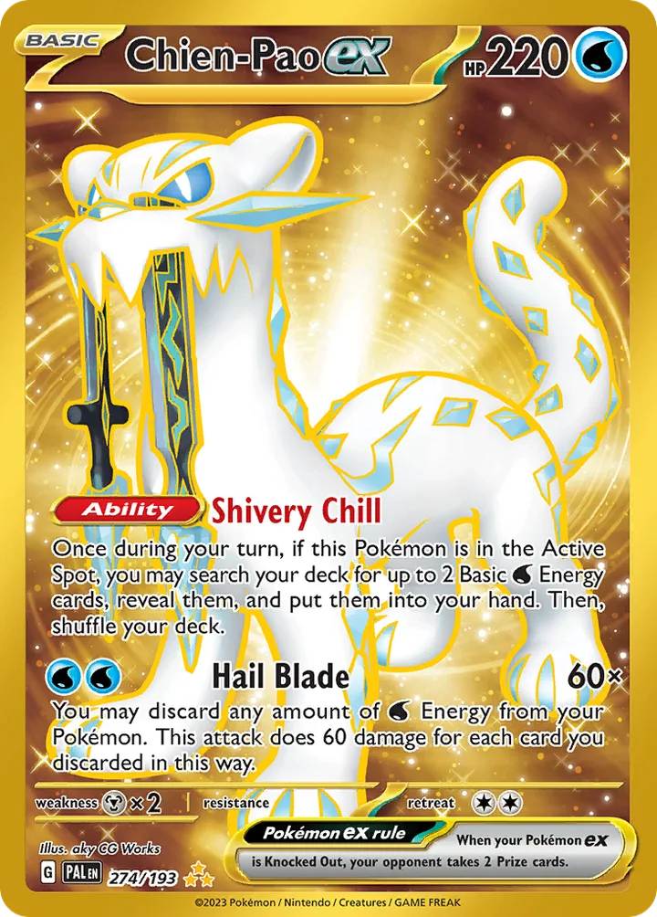 Chien-Pao ex, Paldea Evolved 274/193