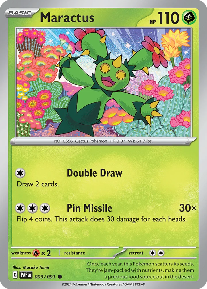 Maractus, Paldean Fates 003/091