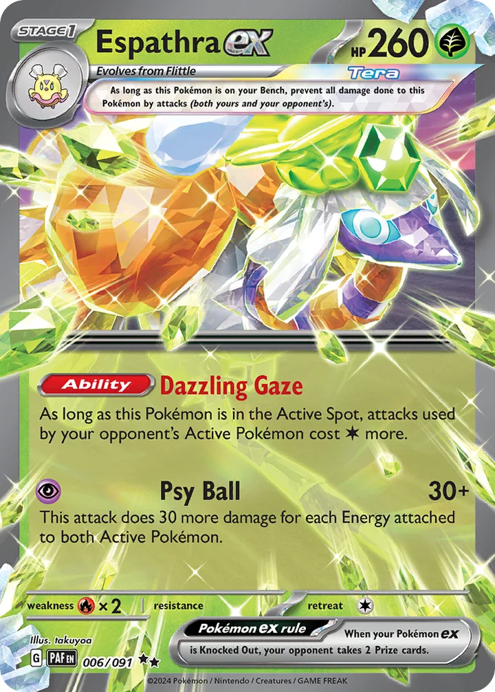 Espathra ex, Paldean Fates 006/091